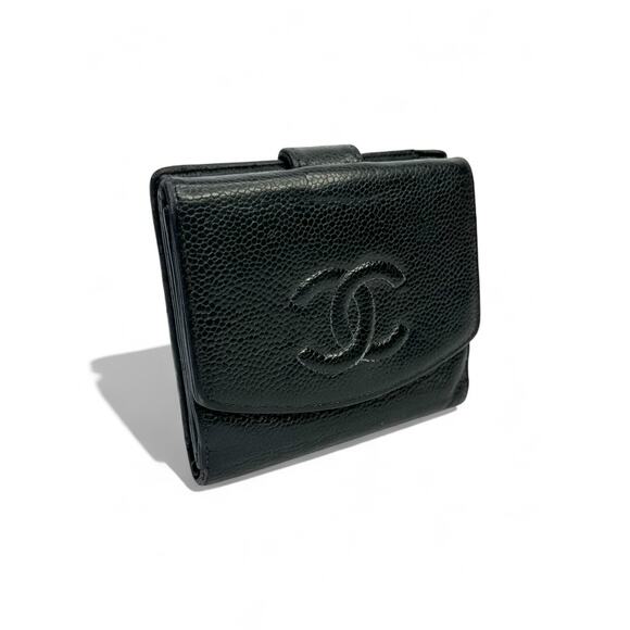 Chanel Vintage Y2K Timeless CC Flap Leather Trifold Wallet - Picture 2 of 7